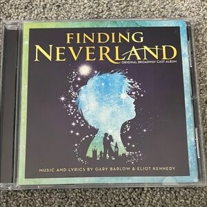 Finding Neverland Broadway Cast CD - Blue & Black